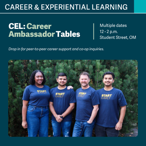 Career ambassador tables – TRU Newsroom