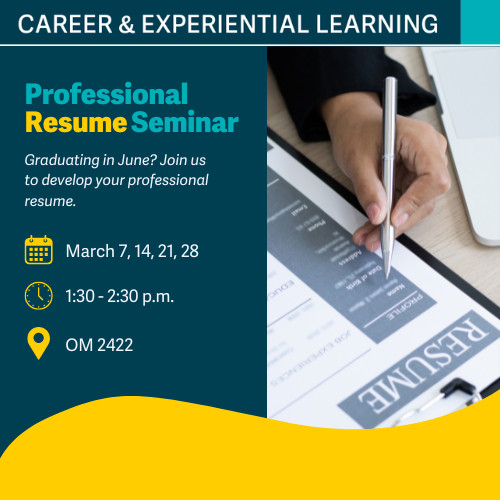 Professional resume seminar – TRU Newsroom