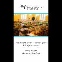 Final 2 days of the Spring 2024 edition of Barb's Used Book & Music Sale
