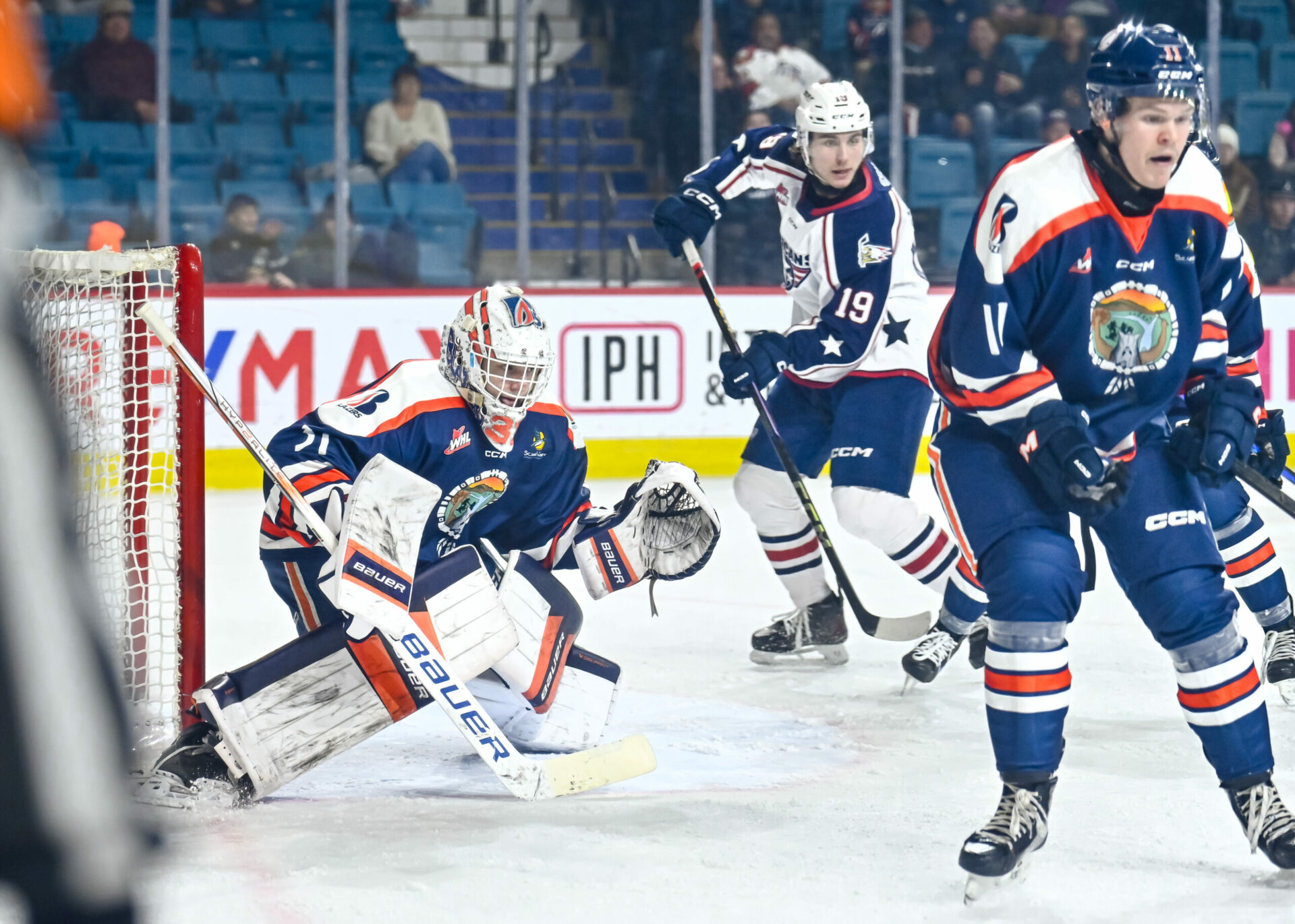 BLAZERS FALL 6-2 TO AMERICANS
