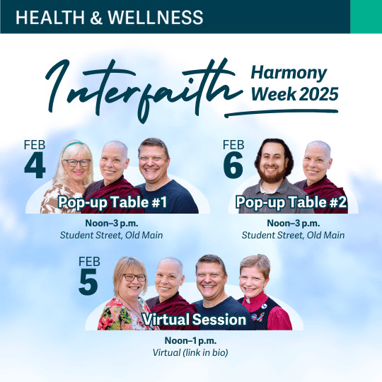 Interfaith Harmony Week – Pop-up table 1