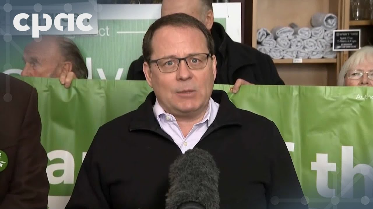 Ontario Green Party Leader Mike Schreiner makes an announcement in Caledon – February 13, 2025