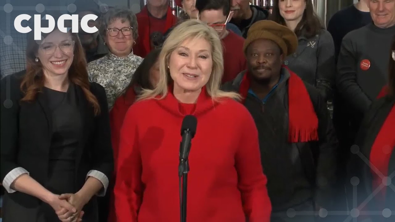 Ontario Liberal Leader Bonnie Crombie makes an announcement in Hamilton – February 18, 2025