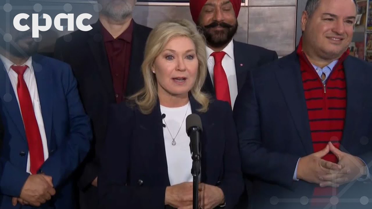 Ontario Liberal Leader Bonnie Crombie makes an announcement in Brampton – February 4, 2025