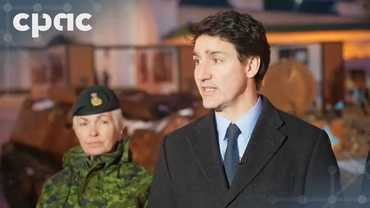PM Trudeau speaks with reporters in Kyiv, Ukraine – February 24, 2025