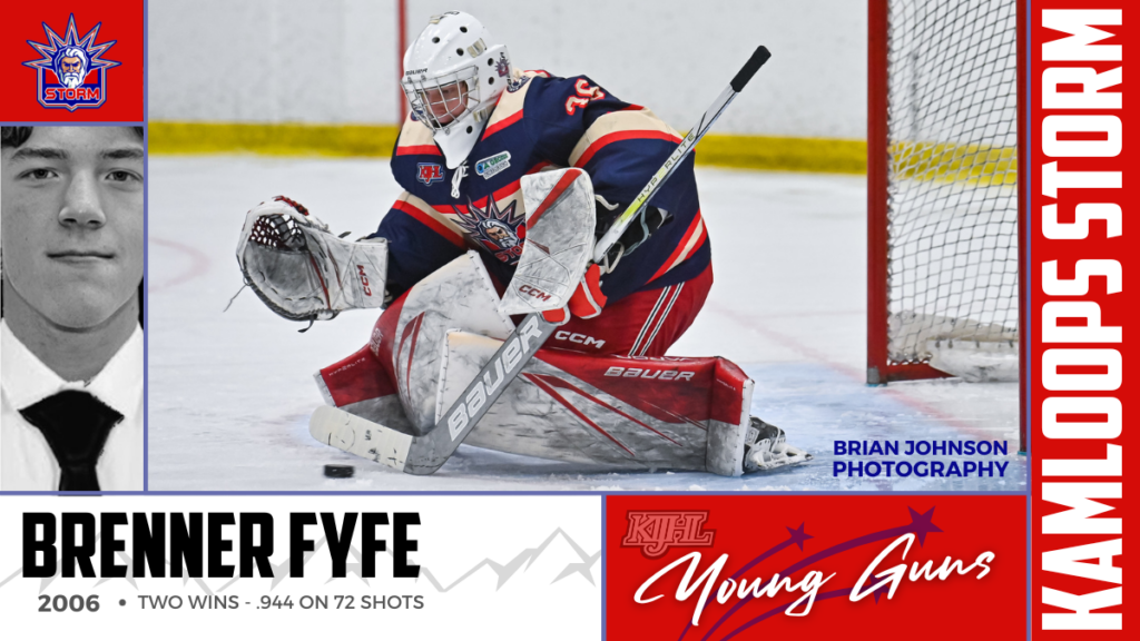 Young Guns: Brenner Fyfe | Kamloops Storm