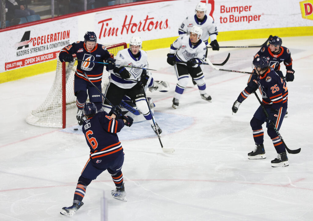 BLAZERS FALL 5-3 TO ROYALS