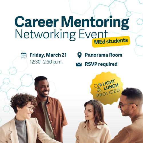 Career mentoring event – Master of Education