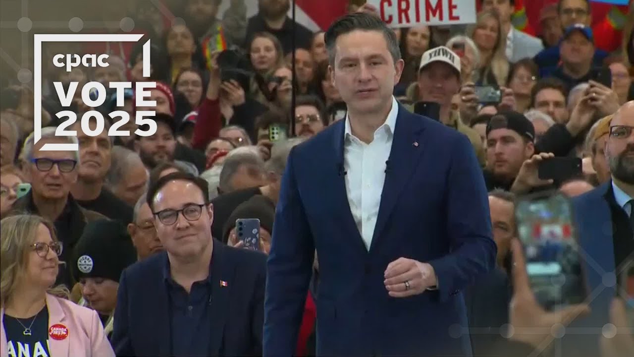 Conservative Leader Pierre Poilievre addresses supporters in Stoney Creek, Ont. – March 25, 2025