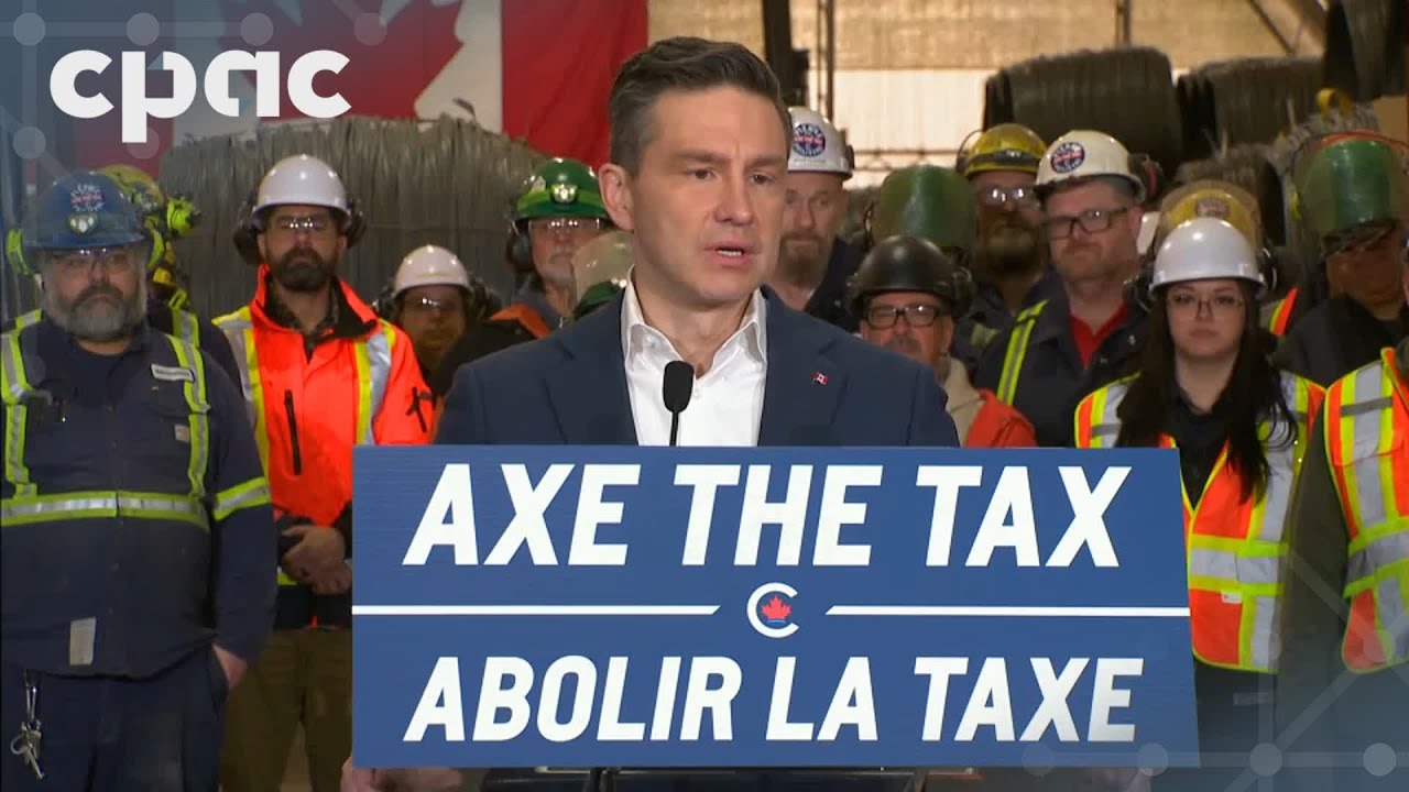 Conservative Leader Pierre Poilievre speaks with reporters in L’Orignal, Ont. – March 17, 2025