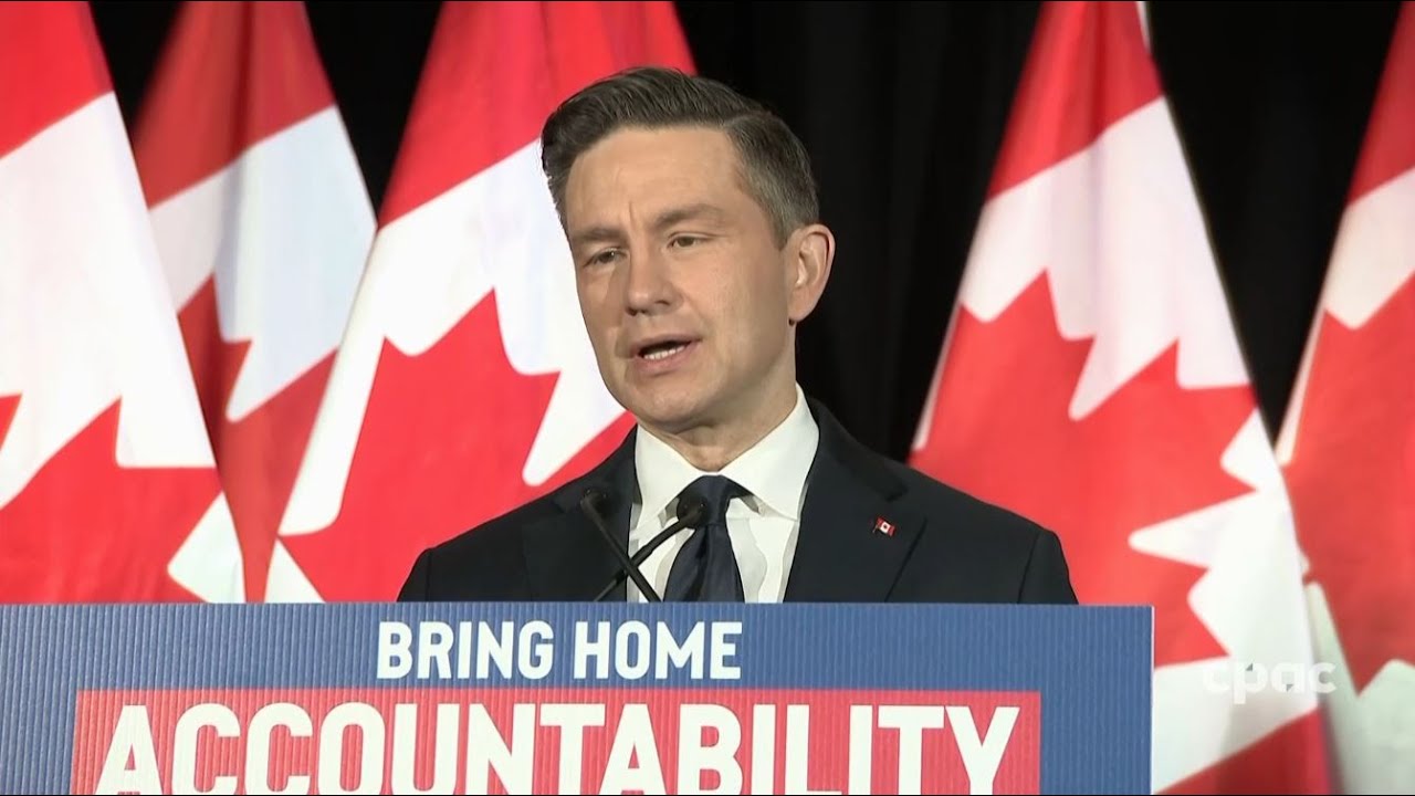 Conservative Leader Pierre Poilievre speaks with reporters in Toronto – March 7, 2025