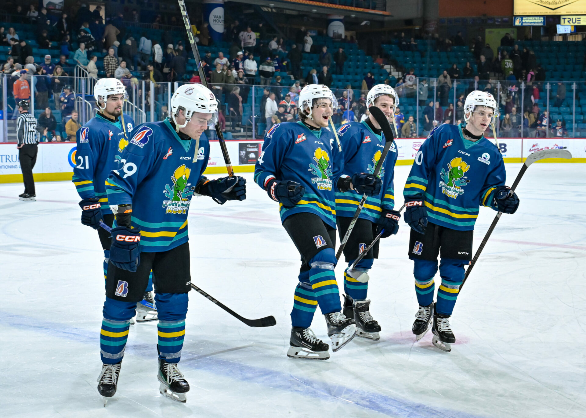 FIGHTING TROUT BEAT ROCKETS 4-1
