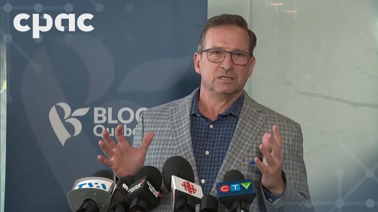 Le chef du Bloc Québécois s’entretient avec des journalistes à Montréal – 11 mars 2025