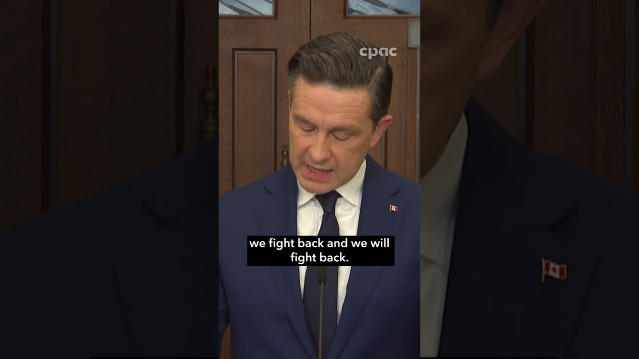 Pierre Poilievre adresses U.S. Tariffs #cdnpoli