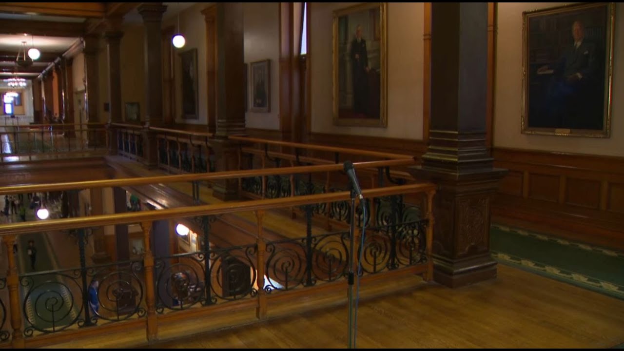 Starting soon: Ontario Premier Doug Ford speaks with reporters at Queen's Park