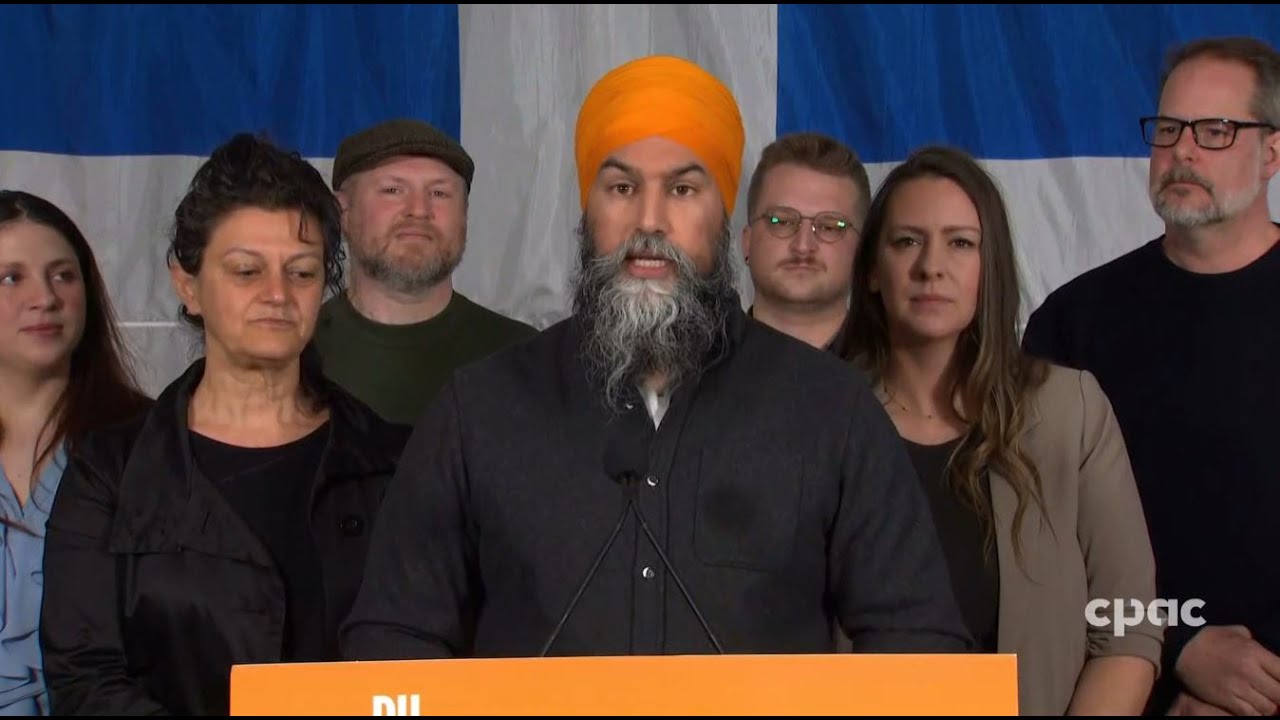 Annonce politique de Jagmeet Singh à Yamachiche, au Qué. – 18 avril 2025