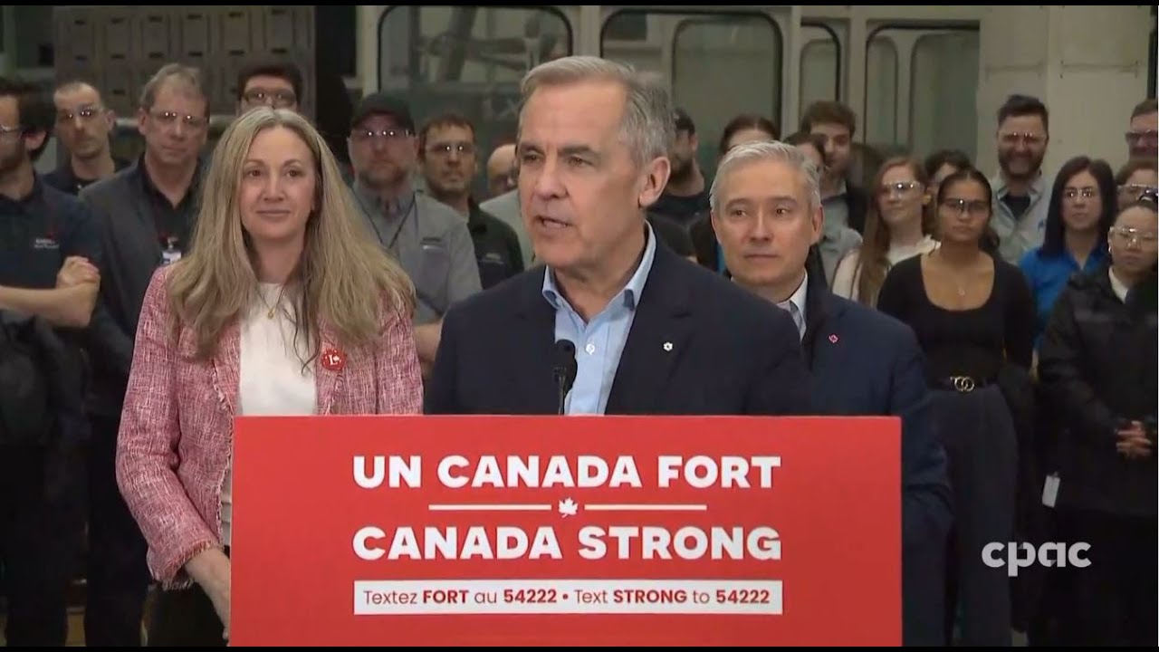 Annonce politique de Mark Carney à Trois-Rivières, au Qué. – 22 avril 2025