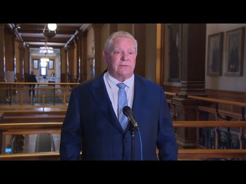 Doug Ford comments on federal election results – April 29, 2025