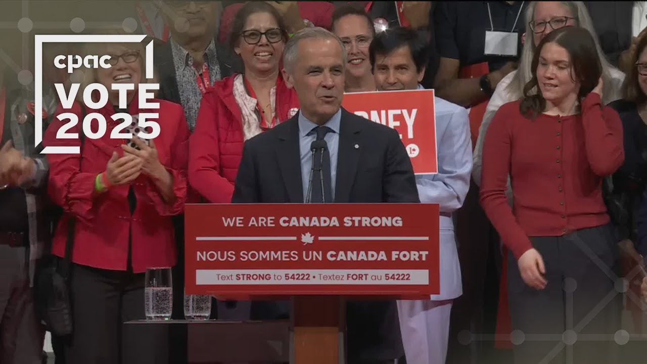 Federal election: Mark Carney delivers victory speech – April 29, 2025