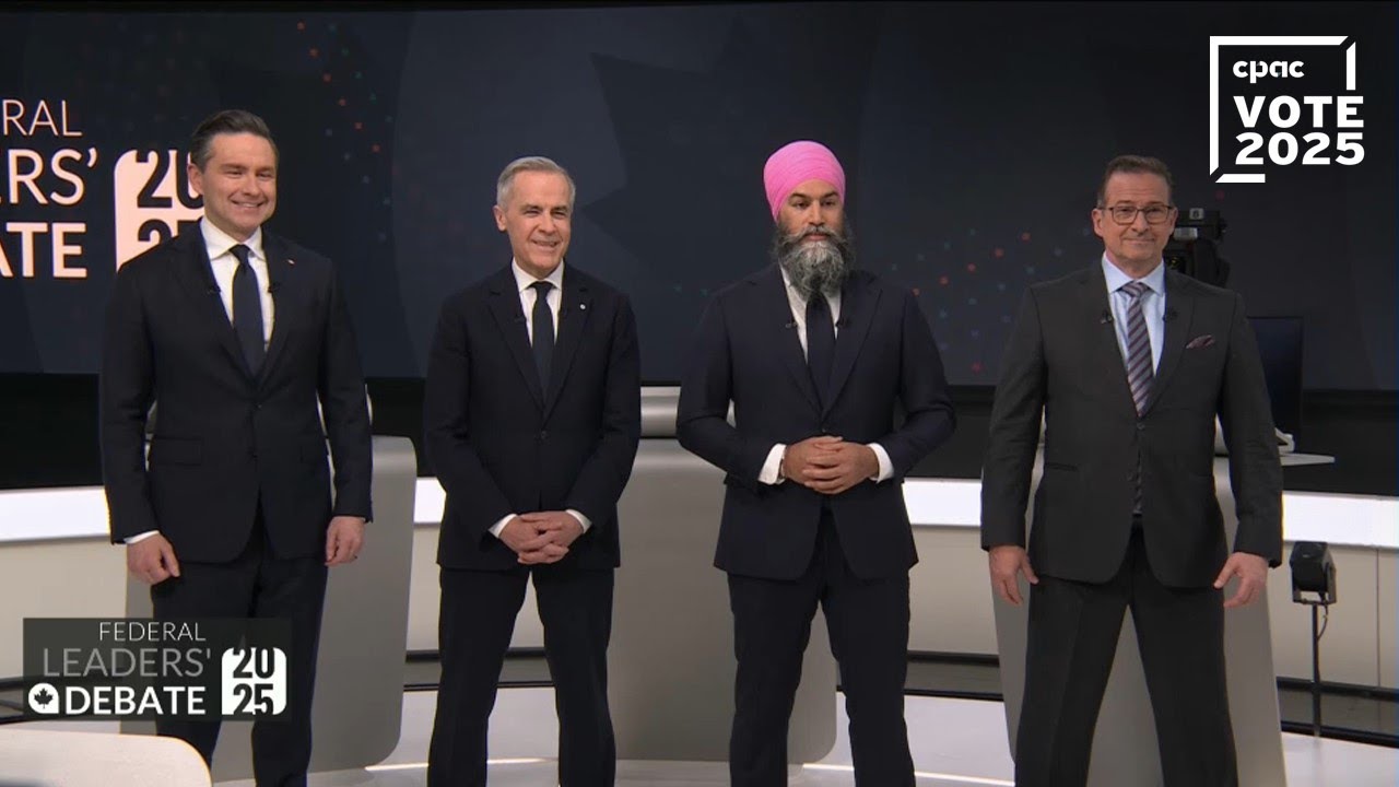 Federal leaders' English-language debate – April 17, 2025
