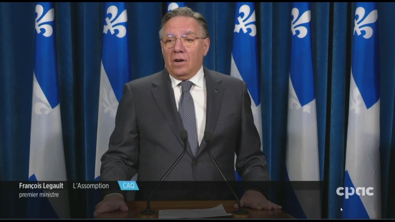 Le PM du Québec François Legault commente les résultats du scrutin fédéral – 29 avril 2025
