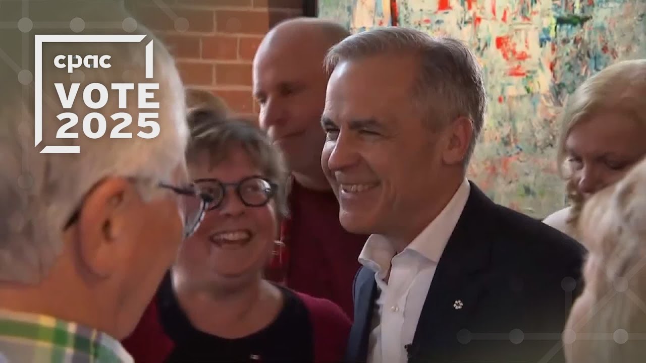 Mark Carney campaigns in Cambridge, Ont.