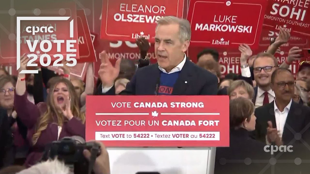Mark Carney campaigns in Edmonton – April 27, 2025