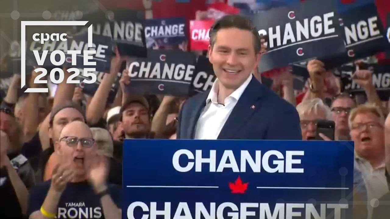 Pierre Poilievre holds rally in Nanoose Bay, B.C. – April 25, 2025