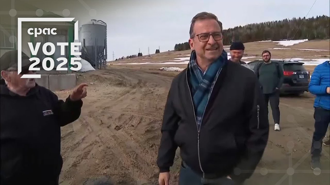 Yves-François Blanchet fait campagne à Saint-Hilarion, QC – 21 avril 2025