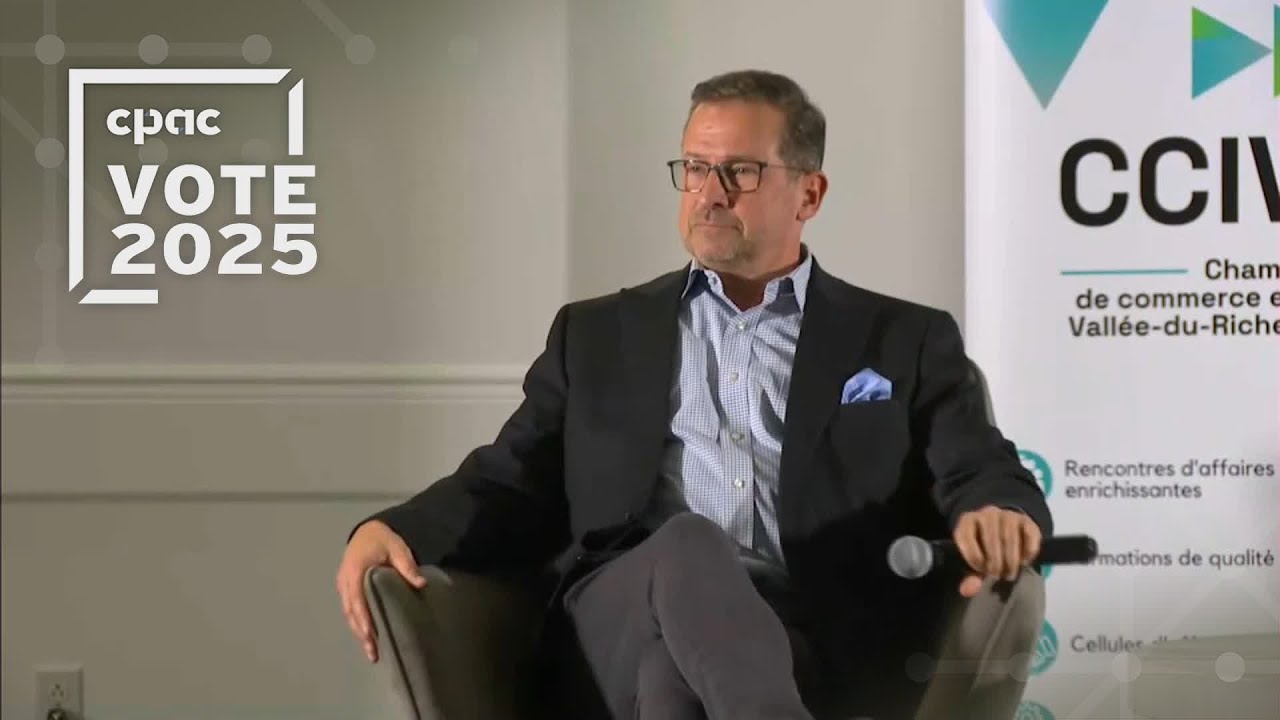 Yves-François Blanchet s’adresse à une association d’affaires à Belœil, QC – 14 avril 2025