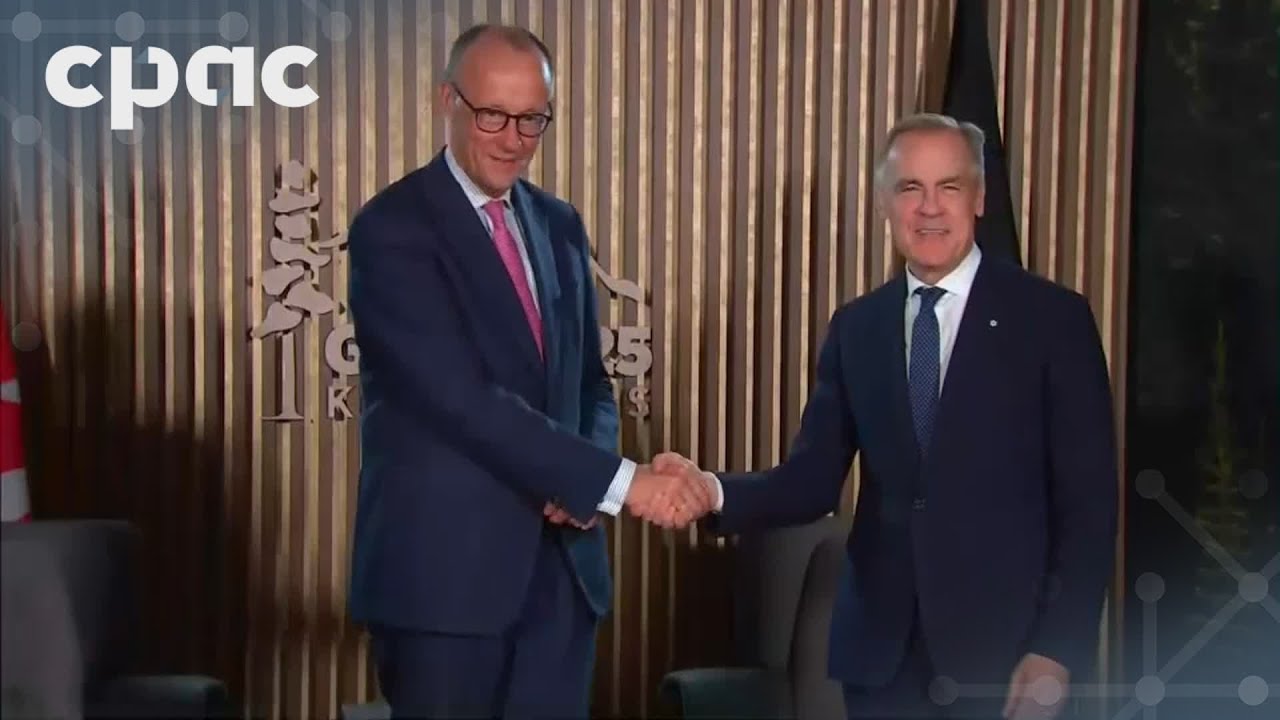 2025 G7 Leaders’ Summit – PM Carney meets with German Chancellor Friedrich Merz – June 15, 2025