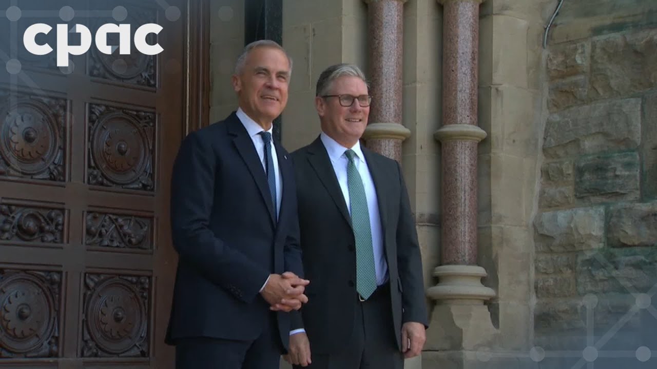 British PM Keir Starmer arrives on Parliament Hill in Ottawa – June 15, 2025