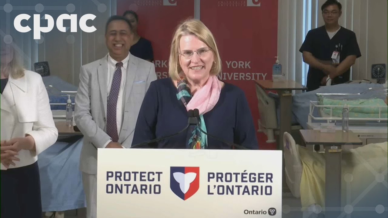 Ontario Deputy Premier Sylvia Jones speaks with reporters in Toronto – June 5, 2025