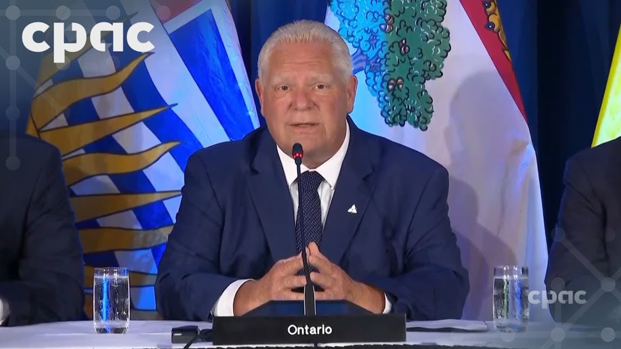 Premiers hold a news conference following three-day Muskoka summit – July 23, 2025