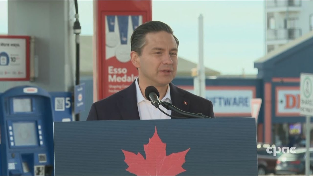 Conservative Leader Pierre Poilievre holds a news conference in Charlottetown – August 27, 2025