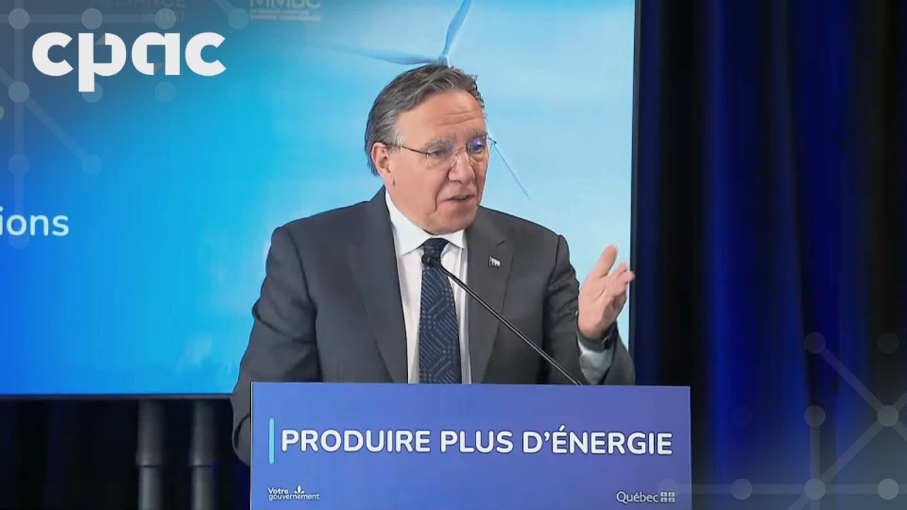 Le PM François Legault annonce un projet énergétique majeur en Gaspésie — 27 août 2025