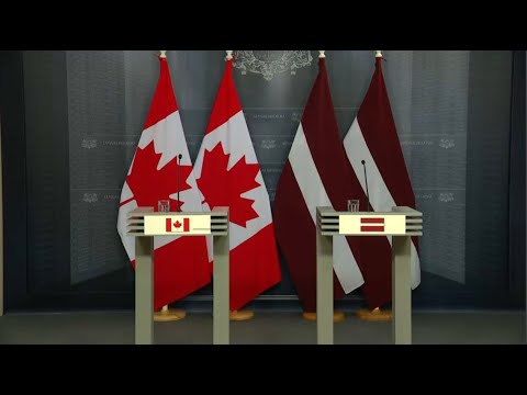 Starting soon: PM Mark Carney and Latvian PM Evika Siliņa address reporters in Riga