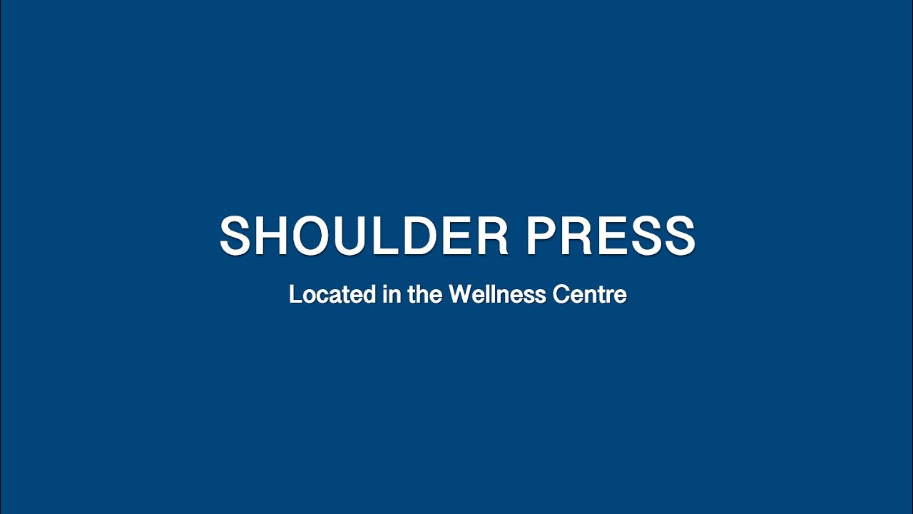 Shoulder Press