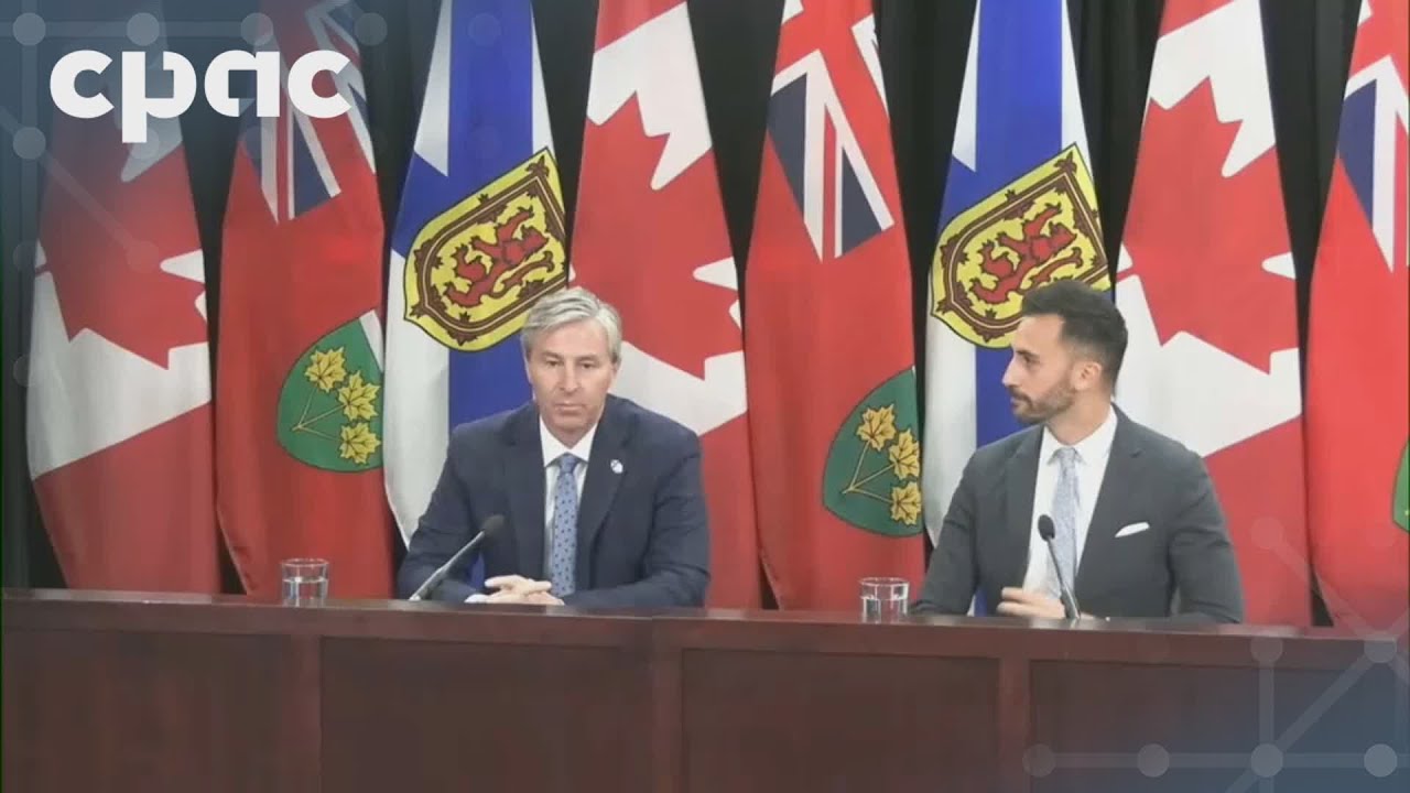 N.S. Premier Tim Houston and Ont. Energy Minister hold a news conference – October 23, 2025