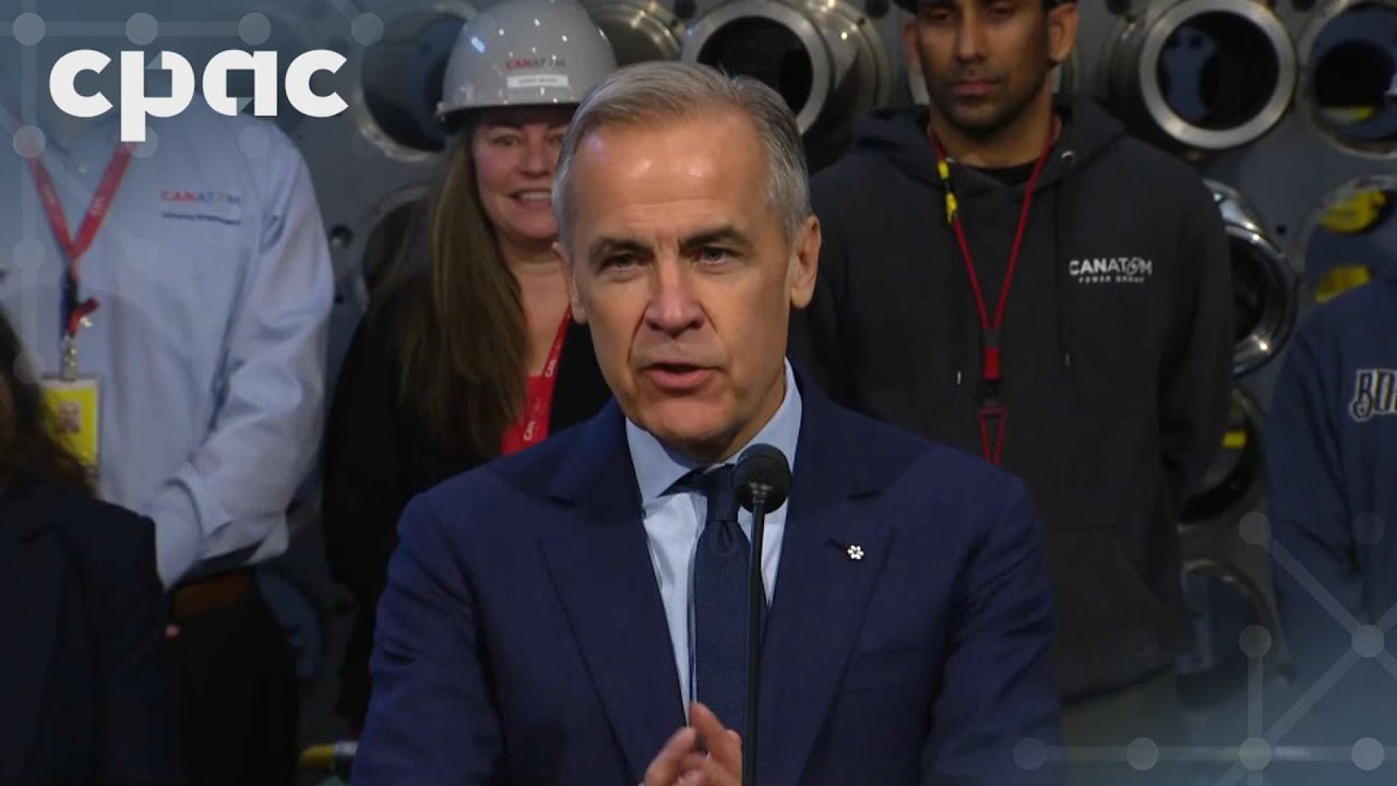 PM Mark Carney and Ontario Premier Doug Ford hold a news conference in Bowmanville