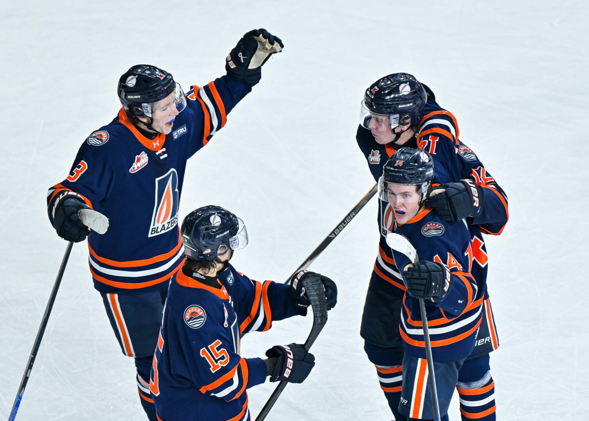 BLAZERS WIN 4-2 OVER WILD