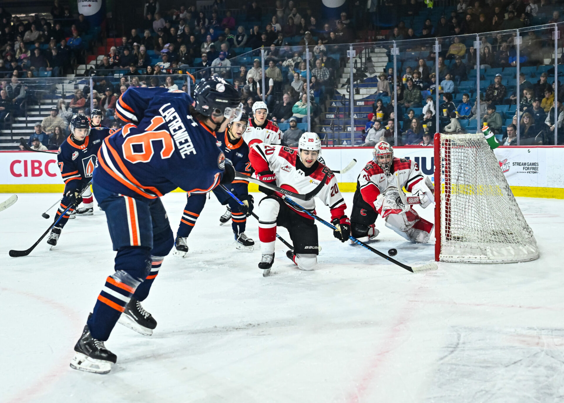 BLAZERS FALL 4-3 IN OVERTIME