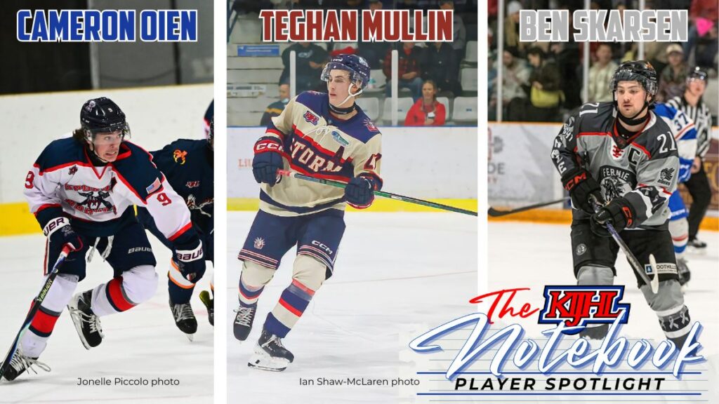 KIJHL Notebook: Skarsen, Mullin & Oien on 100 point milestones
