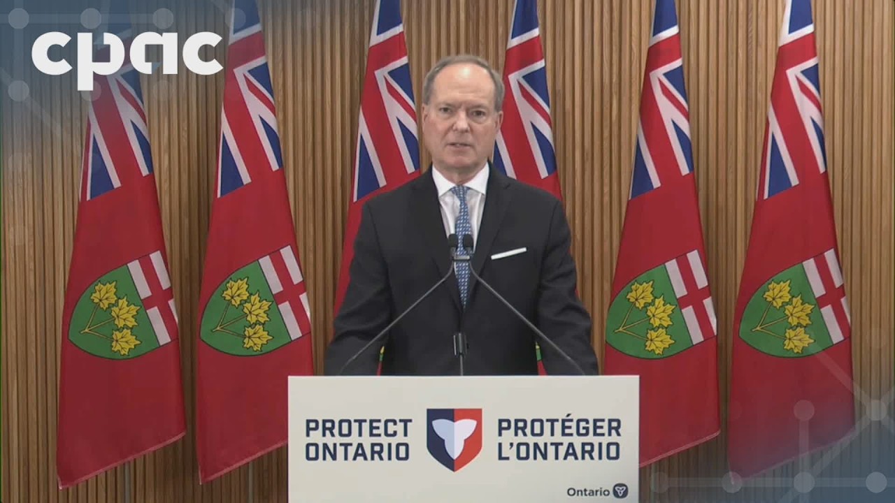 Ontario finance minister holds a news conference – February 10, 2026