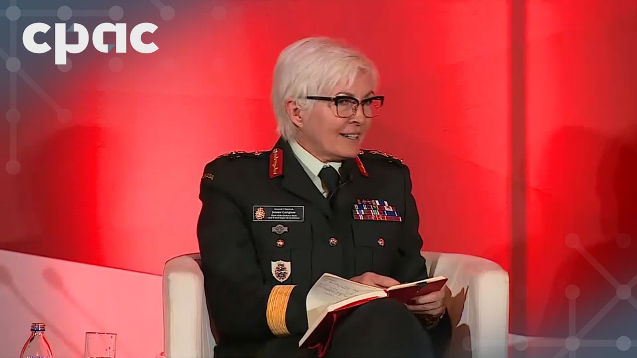 Chief of Defence Staff Jennie Carignan addresses Ottawa Conference on Security and Defence