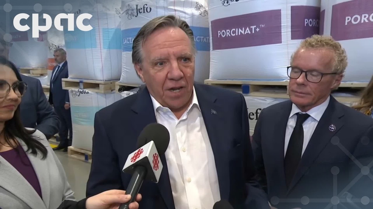 Le PM du Québec, François Legault, s'adresse aux journalistes – 27 mars 2026