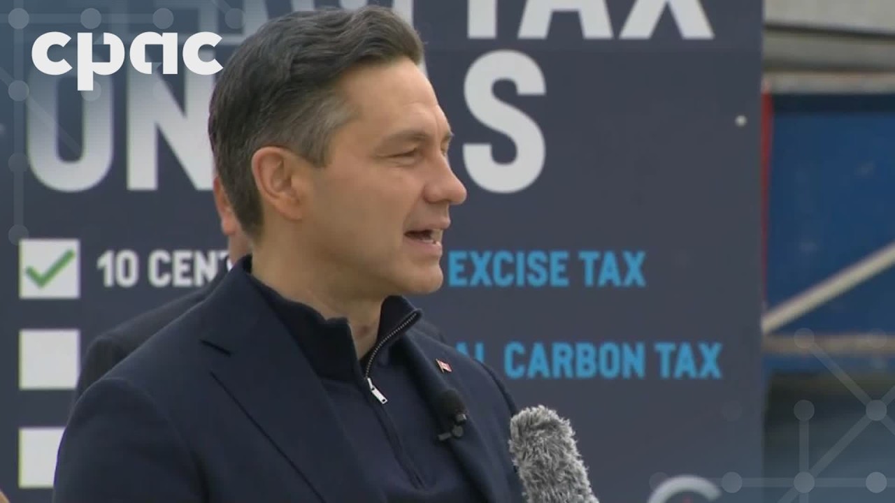 Conservative Leader Pierre Poilievre on removing gas tax, Canada-U.S. trade – April 24, 2026