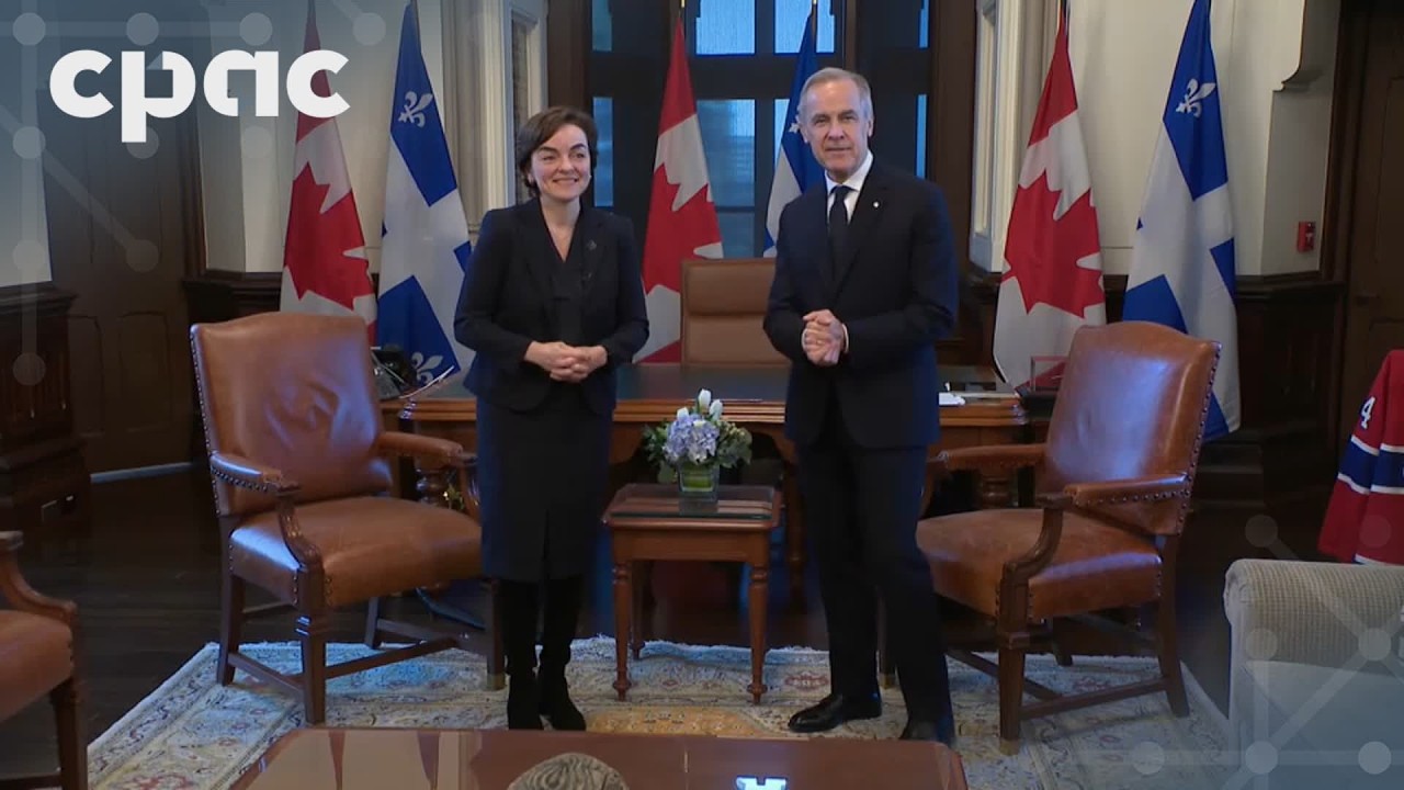 Le PM Mark Carney rencontre la première ministre du Québec, Christine Fréchette – 17 avril 2026