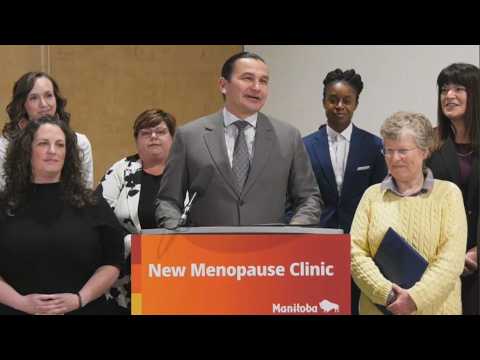 Manitoba’s Wab Kinew makes an announcement on new menopause clinic – April 20, 2026