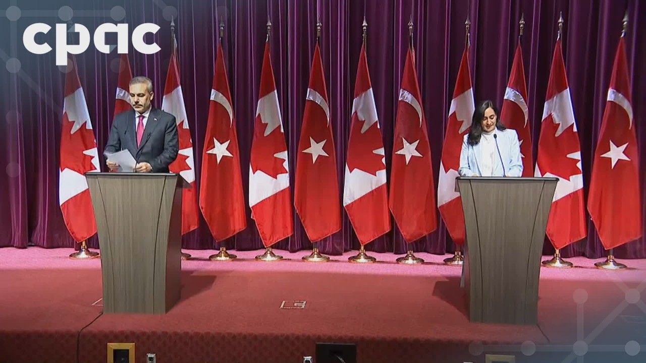 Canadian and Turkish Foreign Affairs Ministers hold a news conference – June 26, 2026